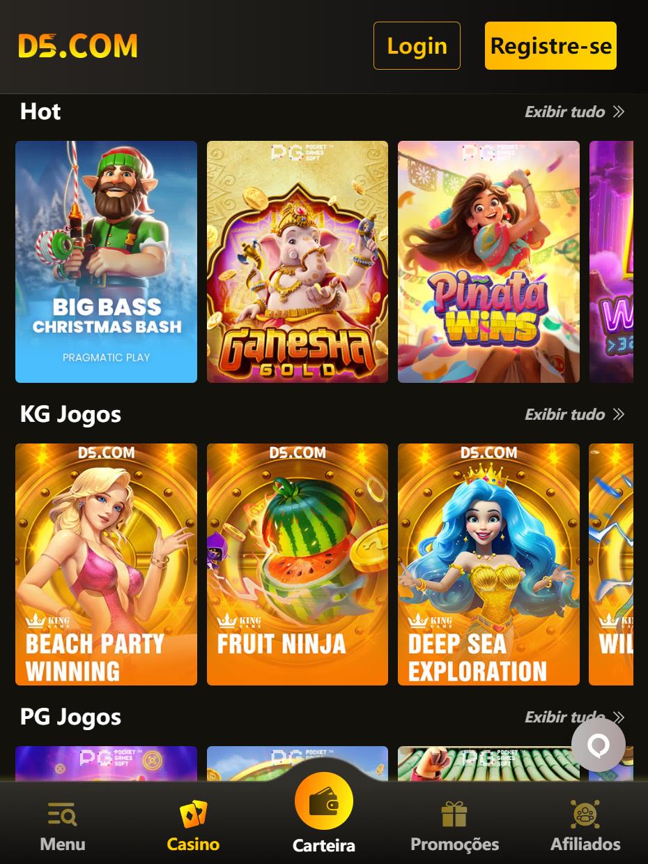 Variedade de Jogos Online Oferecidos
