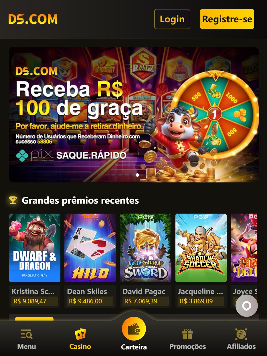 d5.Com - Caça-Níqueis Online Cassino